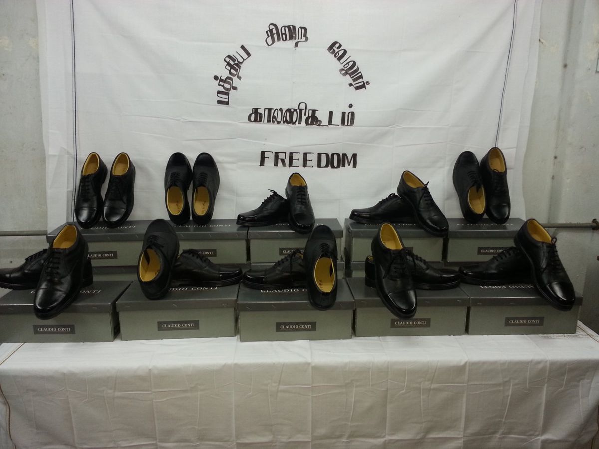 Better police shoes, made by inmates