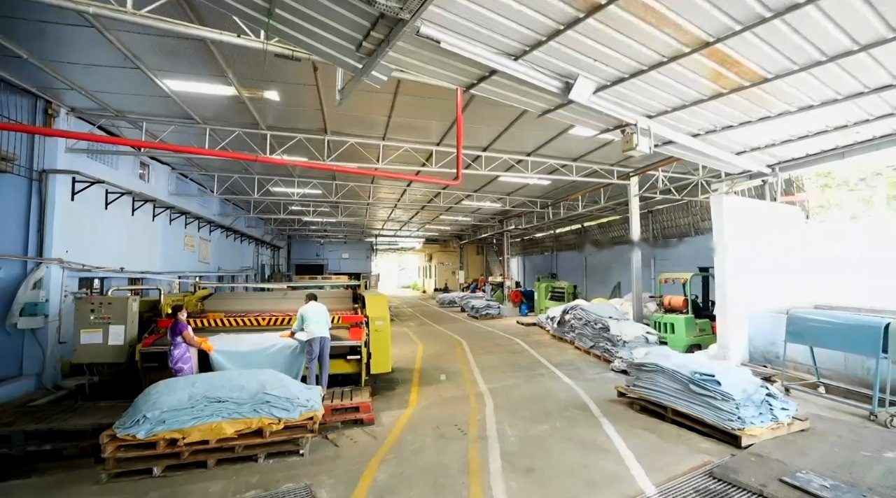 Wet blue hall, Ranipet tannery