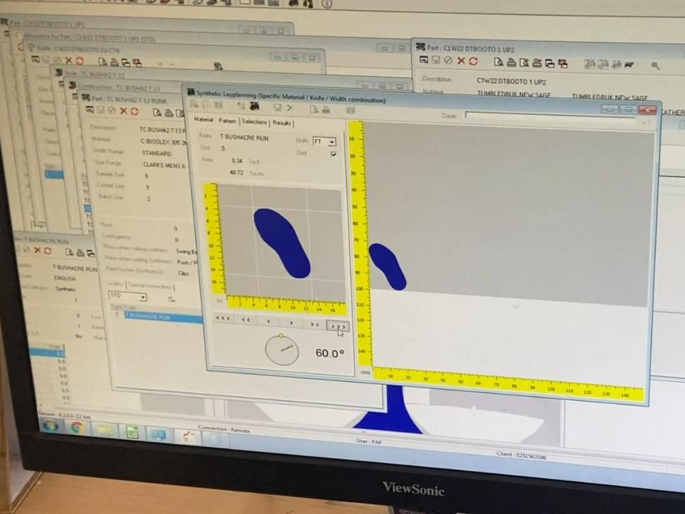 CAD pattern and cutting